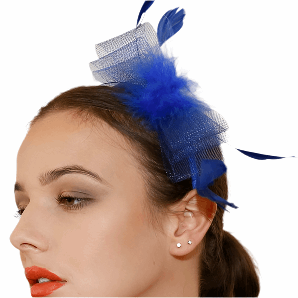 Ruby Rocks Mati Fascinator - Blue