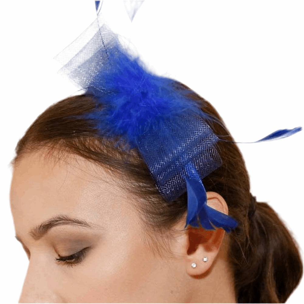 Ruby Rocks Mati Fascinator - Blue