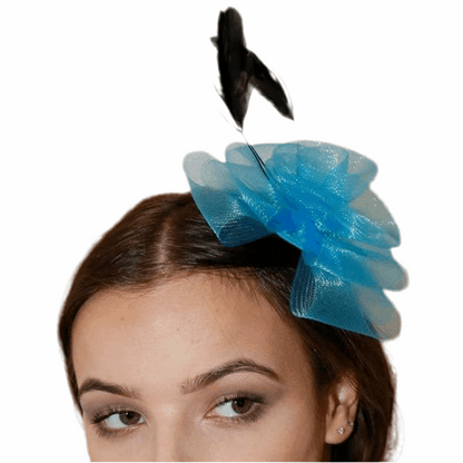 Ruby Rocks Perla Fascinator - Blue