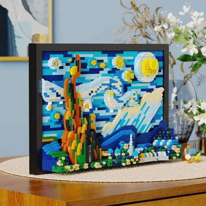 Van Gogh's Starry Night  1730pcs-4