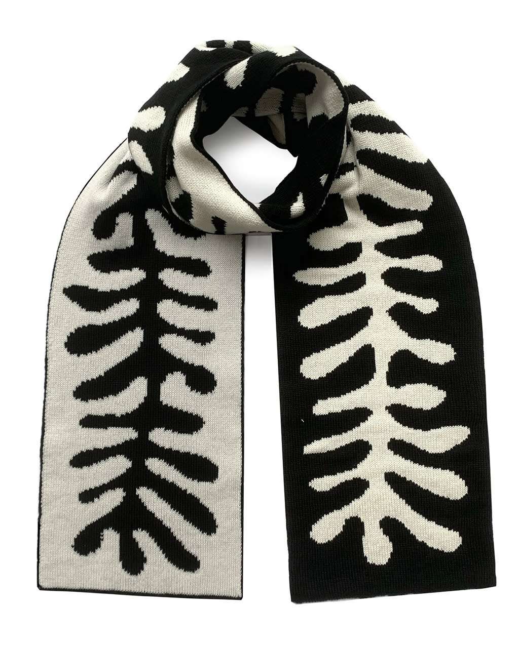 Organic Shape Wool & Cashmere Scarf