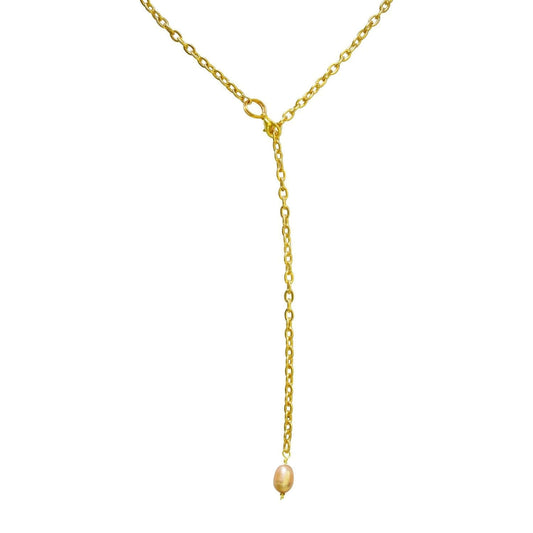 Lairat pink freshwater pearl necklace | by Ifemi Jewels-0