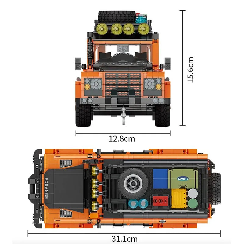 Classic British Off Roader 1268pcs-3