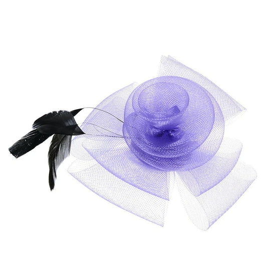 Ruby Rocks Patia Fascinator - Purple